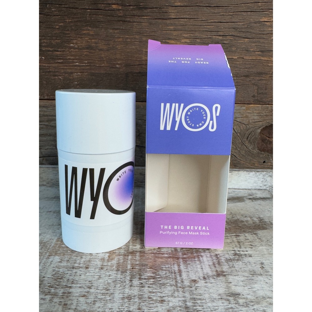 WYOS The Big Reveal Purifying Face Mask Stick 2oz NIB MSRP $24